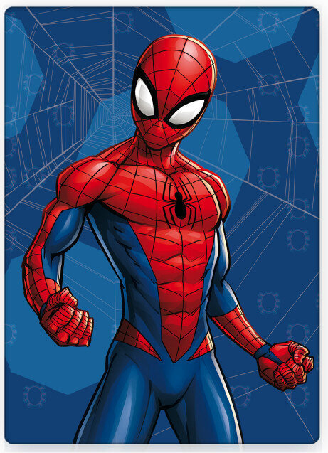 Spiderman Web Polar Huopa 100x140 cm hinta ja tiedot | Päiväpeitot ja huovat | hobbyhall.fi