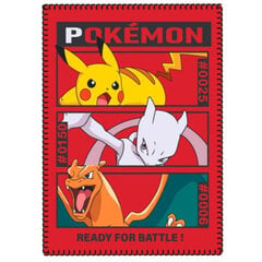 Pokémon Battle Polar Fleece Huopa 100x140 cm hinta ja tiedot | Päiväpeitot ja huovat | hobbyhall.fi