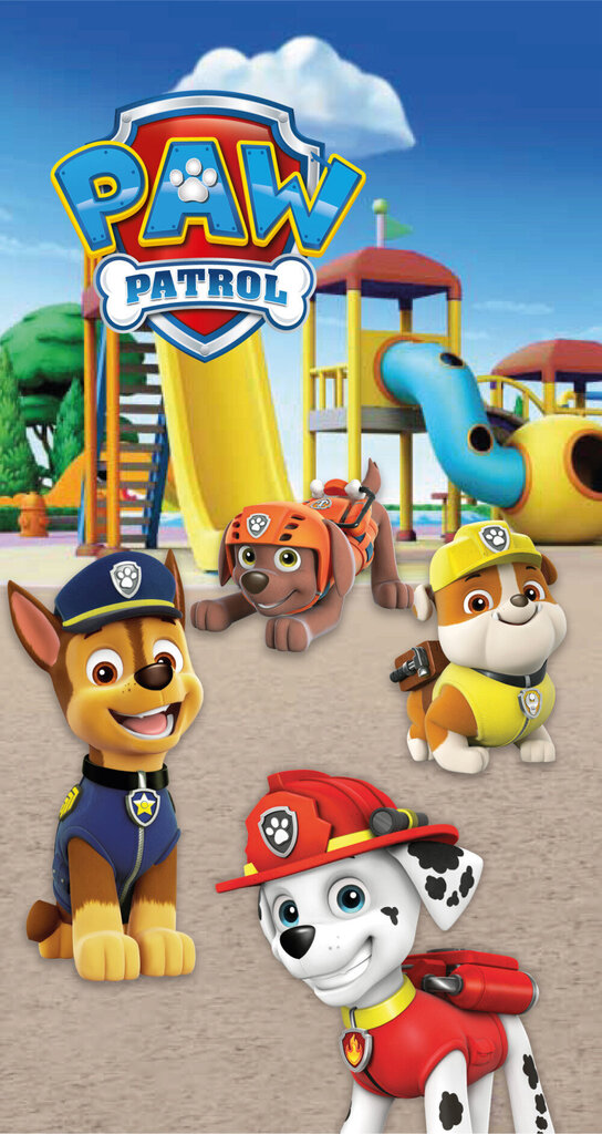 Paw Patrol Playground Pyyhe 70x140 cm hinta ja tiedot | Pyyhkeet | hobbyhall.fi