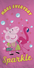 Peppa Pig Sparkle Pyyhe 70x140 cm hinta ja tiedot | Pyyhkeet | hobbyhall.fi