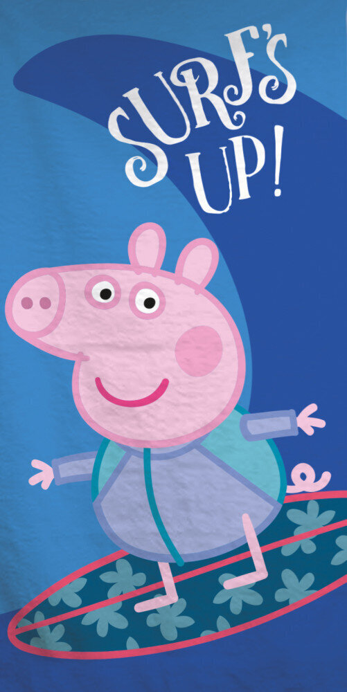 Peppa Pig Surf Pyyhe 70x140 cm hinta ja tiedot | Pyyhkeet | hobbyhall.fi