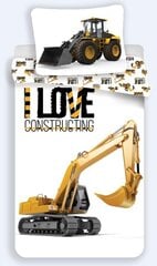 Construction Pussilakanasetti Love 140×200 cm, 70×90 cm hinta ja tiedot | Vuodevaatteet lapsille | hobbyhall.fi