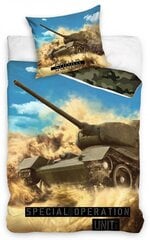 Army Tank Pussilakanasetti Unit 140×200 cm, 70×90 cm hinta ja tiedot | Vuodevaatteet lapsille | hobbyhall.fi