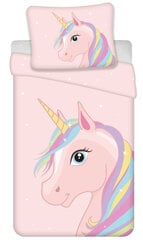 Unicorn Rainbow Mane Pussilakanasetti 140×200 cm, 70×90 cm hinta ja tiedot | Vuodevaatteet lapsille | hobbyhall.fi