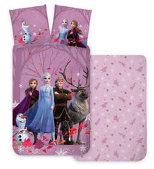 Disney Frozen Purple Autumn Pussilakanasetti 140×200 cm, 70×90 cm hinta ja tiedot | Vuodevaatteet lapsille | hobbyhall.fi