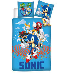 Sonic the Hedgehog Always Running Pussilakanasetti 140×200 cm, 70×90 cm hinta ja tiedot | Vuodevaatteet lapsille | hobbyhall.fi