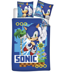 Sonic the Hedgehog World Runner Pussilakanasetti 140×200 cm, 70×90 cm hinta ja tiedot | Vuodevaatteet lapsille | hobbyhall.fi