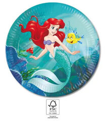 Disney Princess Ariel Yksittäiset paperilautaset (8 kpl) 23 cm FSC hinta ja tiedot | Tarjoiluastiat ja aterimet juhliin | hobbyhall.fi