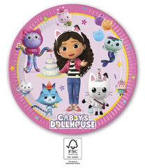 Gabby's Dollhouse Yksittäiset paperilautaset (8 kpl) 23 cm FSC hinta ja tiedot | Tarjoiluastiat ja aterimet juhliin | hobbyhall.fi