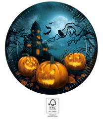 Halloween Sensations Yksittäiset paperilautaset (8 kpl) 23 cm FSC hinta ja tiedot | Tarjoiluastiat ja aterimet juhliin | hobbyhall.fi