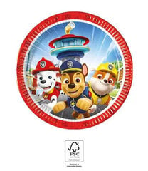 Paw Patrol Rescue Heroes Yksittäiset paperilautaset (8 kpl) 20 cm FSC hinta ja tiedot | Tarjoiluastiat ja aterimet juhliin | hobbyhall.fi