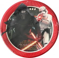 Star Wars Justice, Yksittäiset paperilautaset (8 kpl) 23 cm hinta ja tiedot | Tarjoiluastiat ja aterimet juhliin | hobbyhall.fi