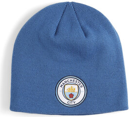 Puma Hattu Mcfc Fan Beanie Blue 024687 01 024687 01 hinta ja tiedot | Poikien hatut, huivit ja käsineet | hobbyhall.fi