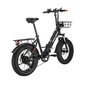 Sähköpyörä SAMEBIKE RS-A08 Mid-Drive, 26", musta, 750W, 17Ah Samsung hinta ja tiedot | Sähköpyörät | hobbyhall.fi