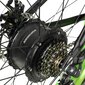 Sähköpyörä SAMEBIKE RS-A08 Mid-Drive, 26", musta, 750W, 17Ah Samsung hinta ja tiedot | Sähköpyörät | hobbyhall.fi