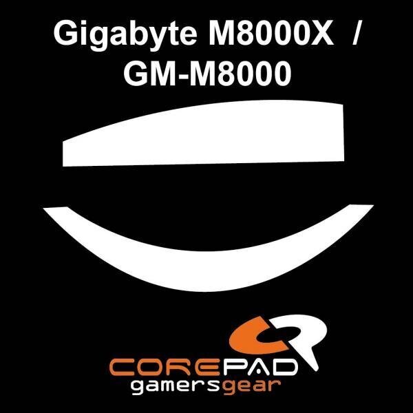 Corepad Skatez for Gigabyte M8000X / Gigabyte GM-M8000 hinta ja tiedot | Hiiret | hobbyhall.fi