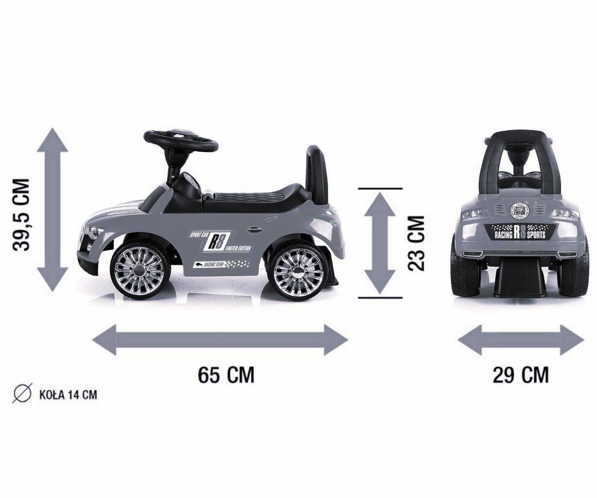 Lasten auto Racer Milly Mally hinta ja tiedot | Vauvan lelut | hobbyhall.fi