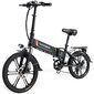 Sähköpyörä Samebike 20LVXD30-II, 20", musta, 350W, 10Ah hinta ja tiedot | Sähköpyörät | hobbyhall.fi