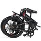 Sähköpyörä Samebike 20LVXD30-II, 20", musta, 350W, 10Ah hinta ja tiedot | Sähköpyörät | hobbyhall.fi