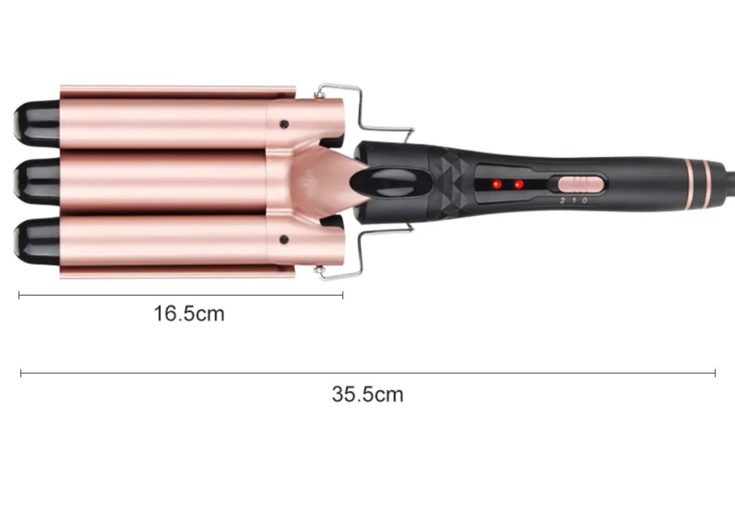 5-in-1, 5 vaihdettavalla kärjellä LIVMAN O-17498 hinta ja tiedot | Suoristusraudat ja kihartimet | hobbyhall.fi