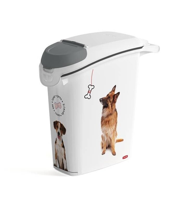 Ruoan säilytysastia Love Pets Koirat 10kg, 23L, 23,2x49,7x50,3cm hinta ja tiedot | Ruokakupit ja ruokintatarvikkeet | hobbyhall.fi