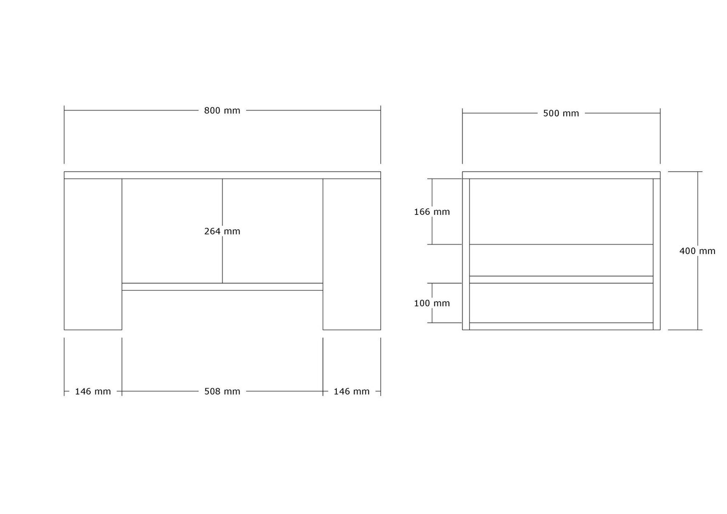 Sohvapöytä, Asir, 80x40x50cm, harmaa hinta ja tiedot | Sohvapöydät | hobbyhall.fi