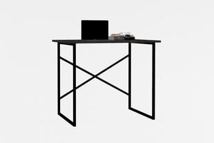 Opiskelutaulu, Asir, 90x76x56 cm, musta/valkoinen hinta ja tiedot | Tietokonepöydät ja työpöydät | hobbyhall.fi