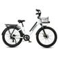 Sähköpyörä SAMEBIKE RS-A01, 26", valkoinen, 750W, 14Ah hinta ja tiedot | Sähköpyörät | hobbyhall.fi