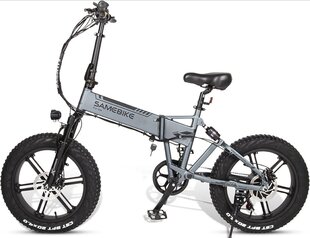 Sähköpyörä SAMEBIKE XWLX09, 20", harmaa, 500W, 10Ah hinta ja tiedot | Sähköpyörät | hobbyhall.fi