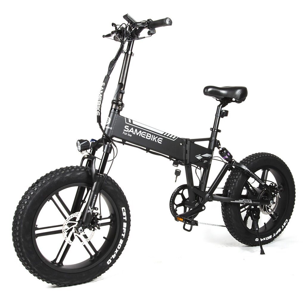 Sähköpyörä SAMEBIKE XWLX09, 20", musta, 500W, 10Ah hinta ja tiedot | Sähköpyörät | hobbyhall.fi