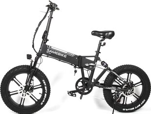 Sähköpyörä SAMEBIKE XWLX09, 20", musta, 500W, 10Ah hinta ja tiedot | Sähköpyörät | hobbyhall.fi