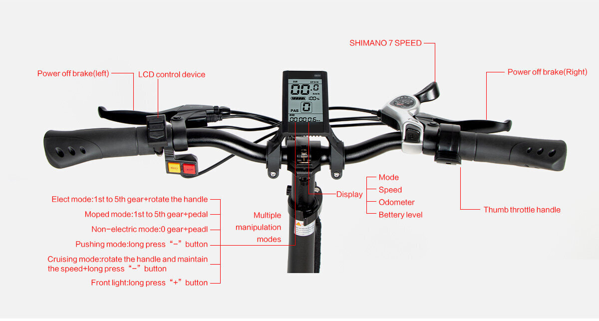 Sähköpyörä SAMEBIKE XWLX09, 20", musta, 500W, 10Ah hinta ja tiedot | Sähköpyörät | hobbyhall.fi