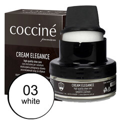 Coccine Cream Elegance - nahkavoide (white) 50ml hinta ja tiedot | Vaatteiden ja jalkineiden hoito | hobbyhall.fi