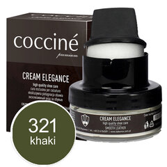 Coccine Cream Elegance - nahkavoide (khaki) 50ml hinta ja tiedot | Vaatteiden ja jalkineiden hoito | hobbyhall.fi
