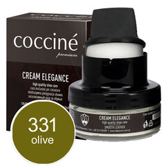 Nahkavoide (olive) - Coccine Cream Elegance, 50 ml hinta ja tiedot | Vaatteiden ja jalkineiden hoito | hobbyhall.fi