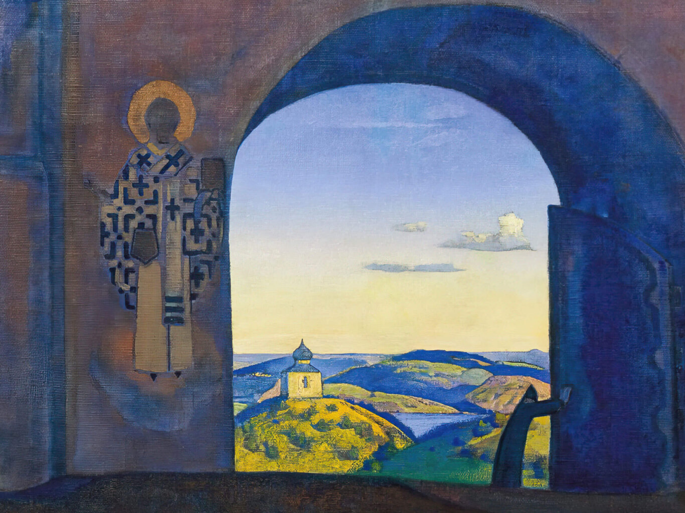 Taulu Ja me avaamme portit (Nicholas Roerich) hinta ja tiedot | Taulut | hobbyhall.fi