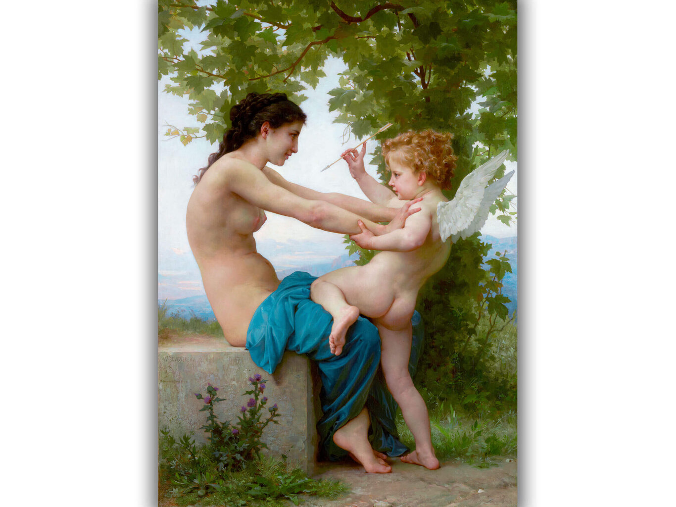 Taulu Nuori tyttö puolustaa itseään Erosilta (William Bouguereau) hinta ja tiedot | Taulut | hobbyhall.fi