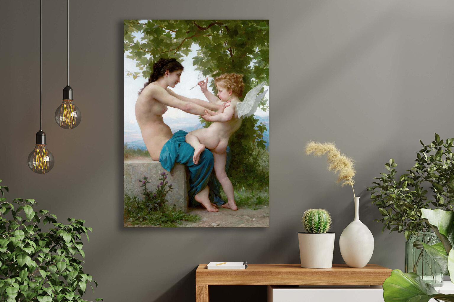 Taulu Nuori tyttö puolustaa itseään Erosilta (William Bouguereau) hinta ja tiedot | Taulut | hobbyhall.fi