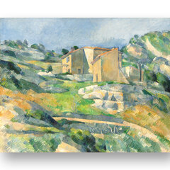Jäljennystalot Provencen Rion laaksossa lähellä Estacia, Paul Cézanne hinta ja tiedot | Taulut | hobbyhall.fi