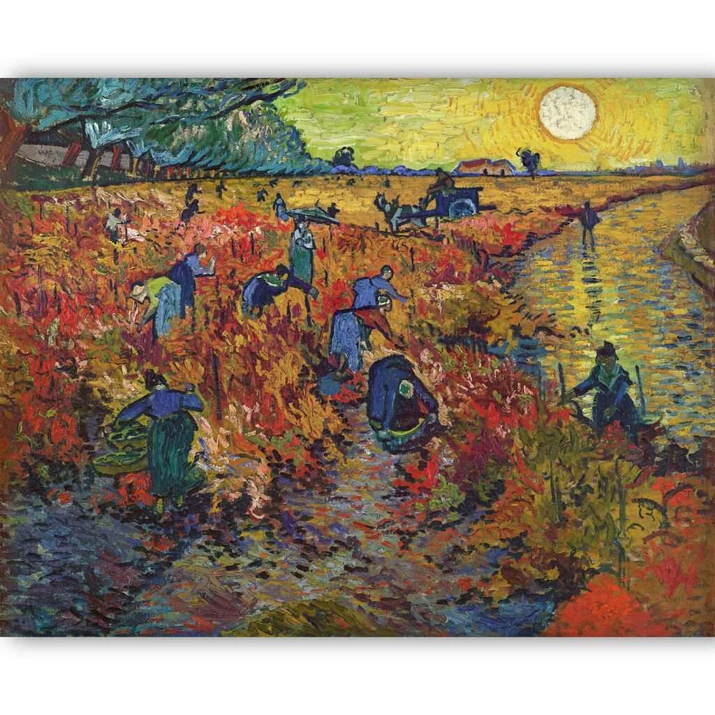 Taulu Punainen viinitarha, Vincent van Gogh hinta ja tiedot | Taulut | hobbyhall.fi