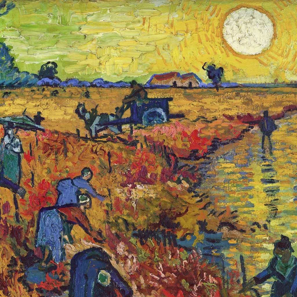 Taulu Punainen viinitarha, Vincent van Gogh hinta ja tiedot | Taulut | hobbyhall.fi