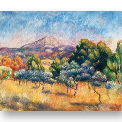 Reproduktio Mount Sainte-Victoire, Pierre-Auguste Renoir hinta ja tiedot | Taulut | hobbyhall.fi