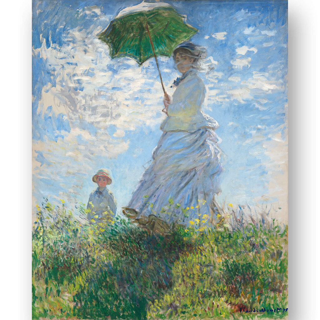 Taulu Nainen aurinkovarjolla, Claude Monet hinta ja tiedot | Taulut | hobbyhall.fi