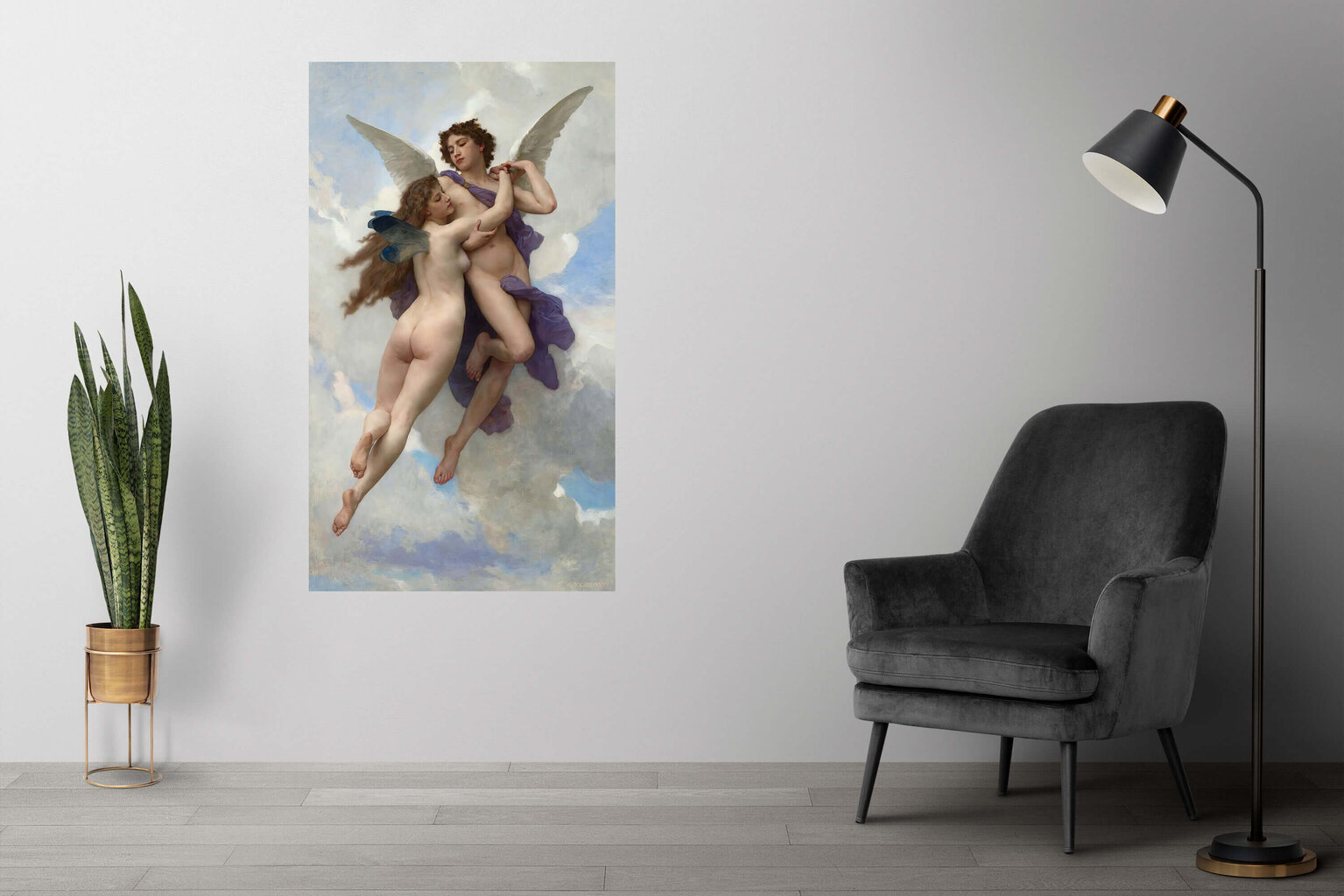 Taulu Cupid ja Psyche, William-Adolphe Bouguereau hinta ja tiedot | Taulut | hobbyhall.fi