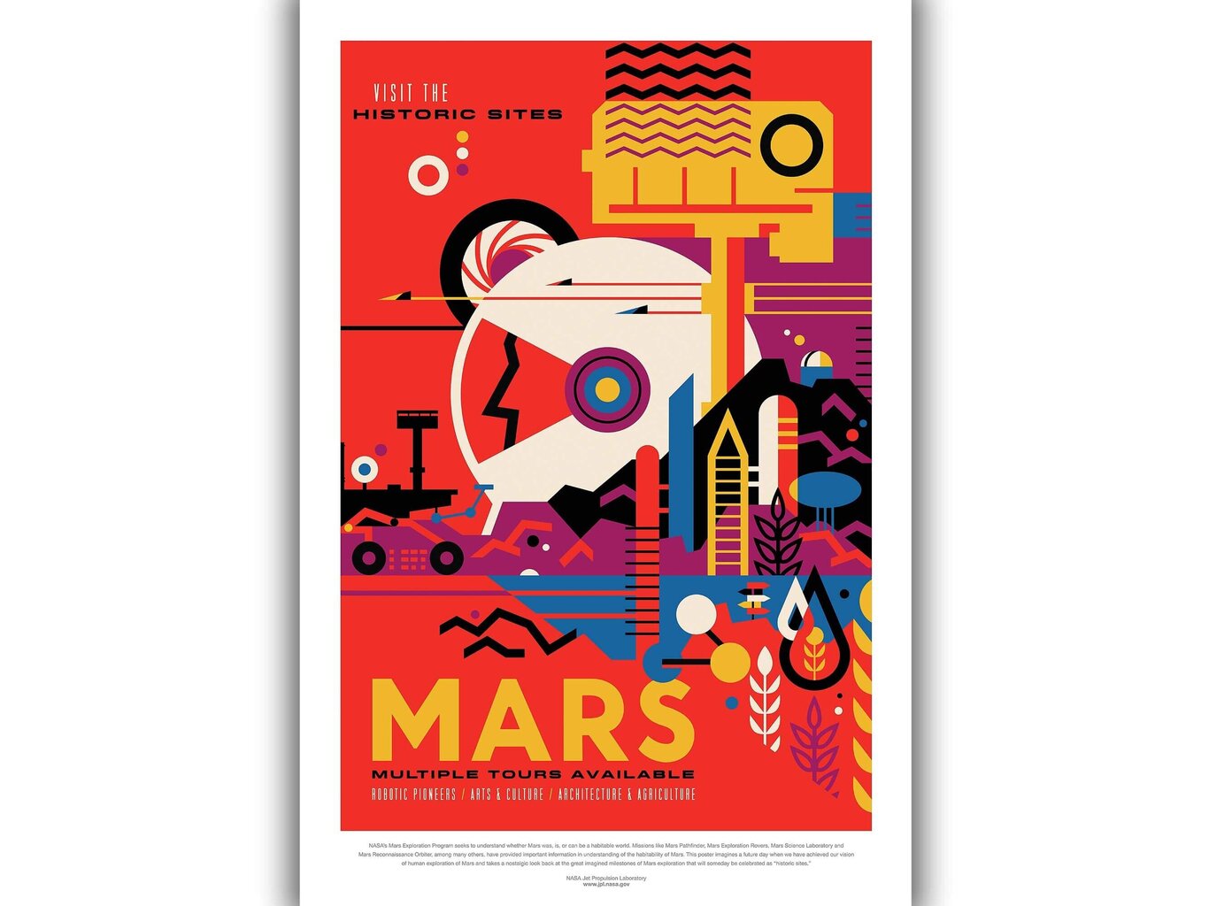 Juliste NASA: Mars hinta ja tiedot | Taulut | hobbyhall.fi