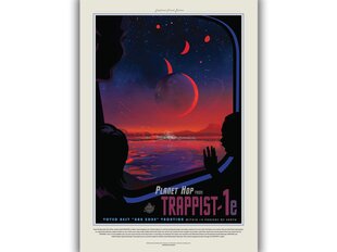 Juliste NASA: Trappist 1d hinta ja tiedot | Taulut | hobbyhall.fi