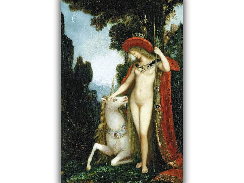 Taulu Yksisarvinen (Gustave Moreau)