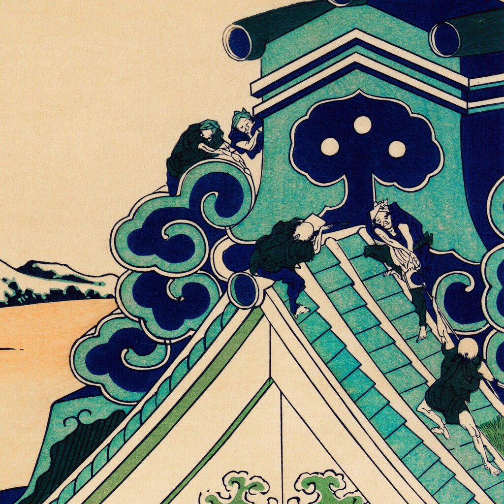 Taulu Toto Asakusa Honganji (Katsushika Hokusai) hinta ja tiedot | Taulut | hobbyhall.fi