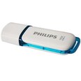 USB-salama Philips 16 Gt USB 3.0 Snow Edition valkoinen/sininen