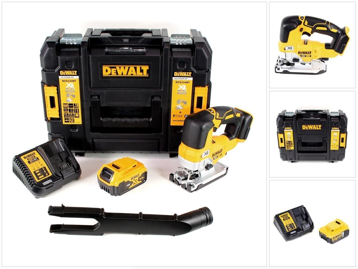 Akkupistosaha DeWalt DCS 334 P1 hinta ja tiedot | Sahat ja sirkkelit | hobbyhall.fi